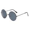 Round Sunglasses Men Women Anti-Reflective Lens Metal Frame Circle Sun Glasses