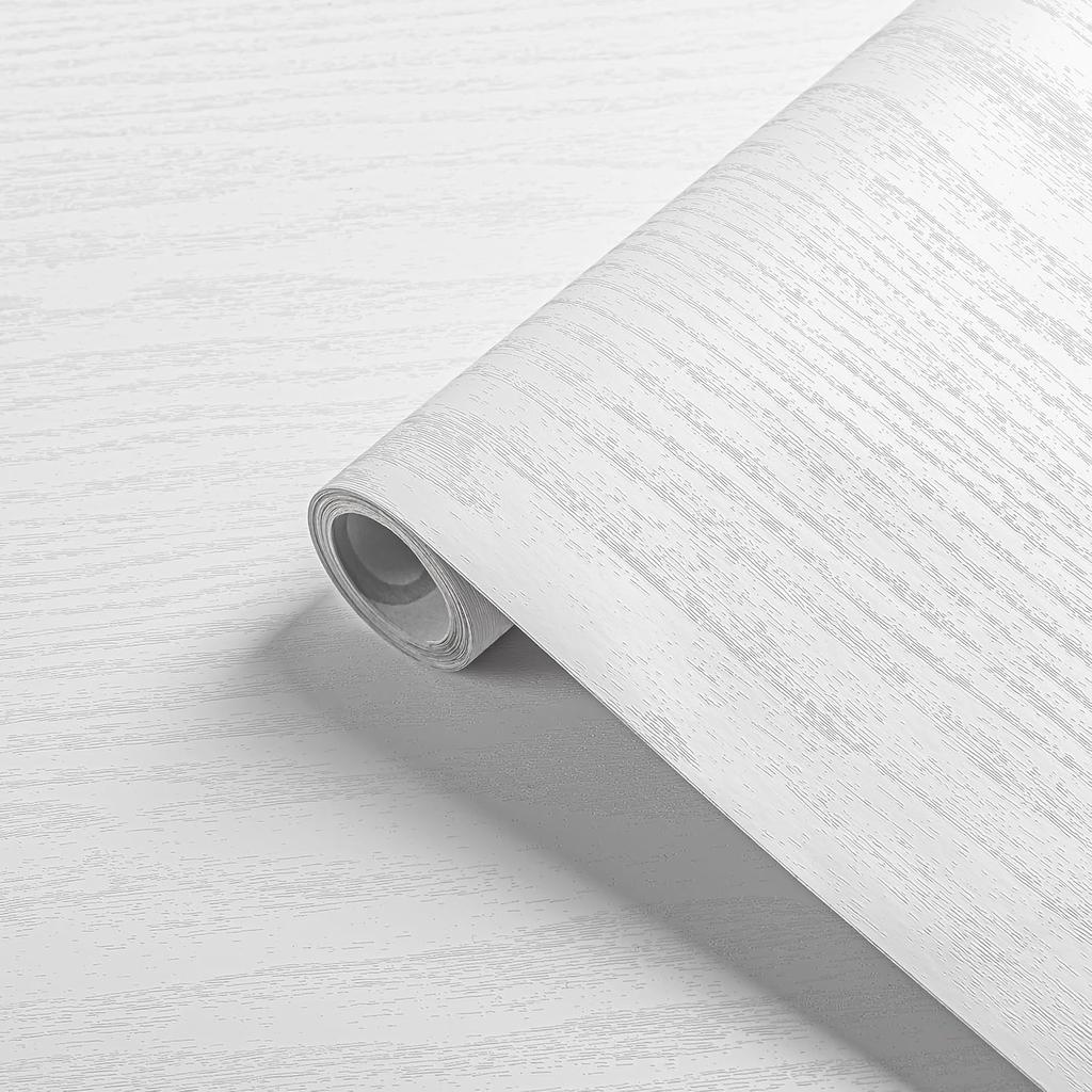 55cm Wide Wood Grain Home Decor Furniture Waterproof Vinyl Wall Sticker Self Adhesive PVC Wallpaper Kitchen Cabinet Door Sticker