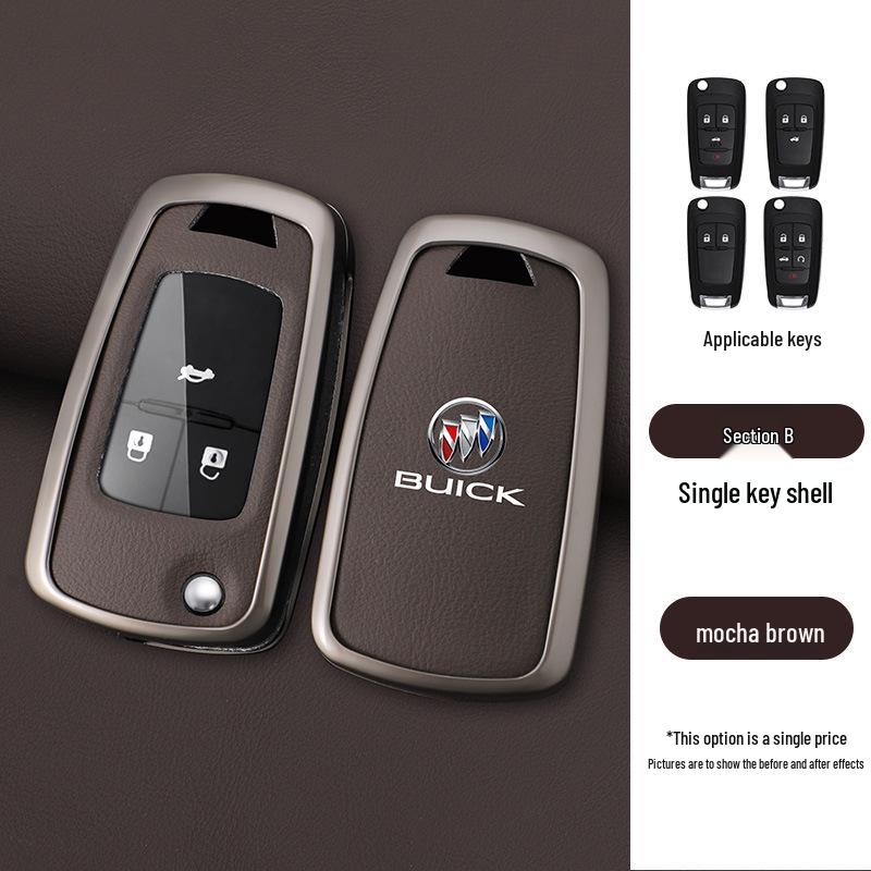High-End Men's Folding Key Case for Buick: Excelle, Regal, Encore, LaCrosse, Verano