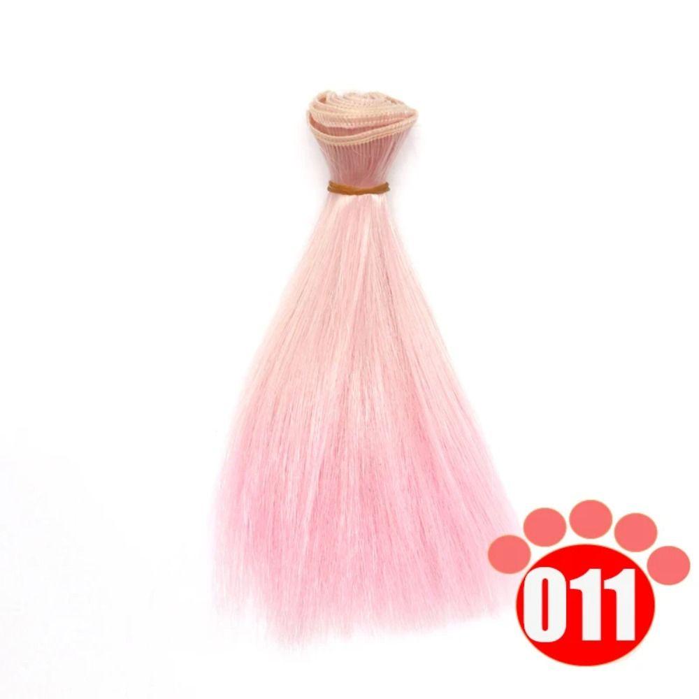 15*100CM Doll Hair Colorful Children Toy Gift 2024 Bjd Wig  for 1/4 1/6 1/8 Bjd