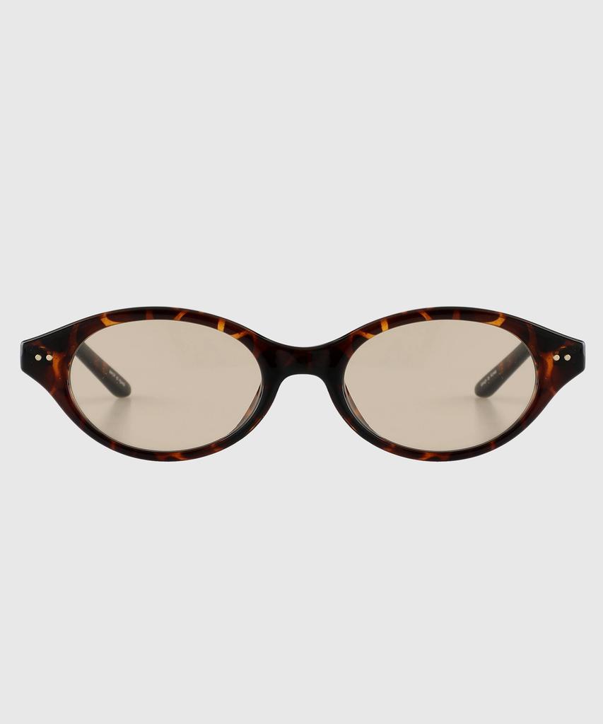Tuditeo Sho Tinted Lightweight Horn-Rimmed Unique Sunglasses Nylon Tinted Lenses C2 Leopard
