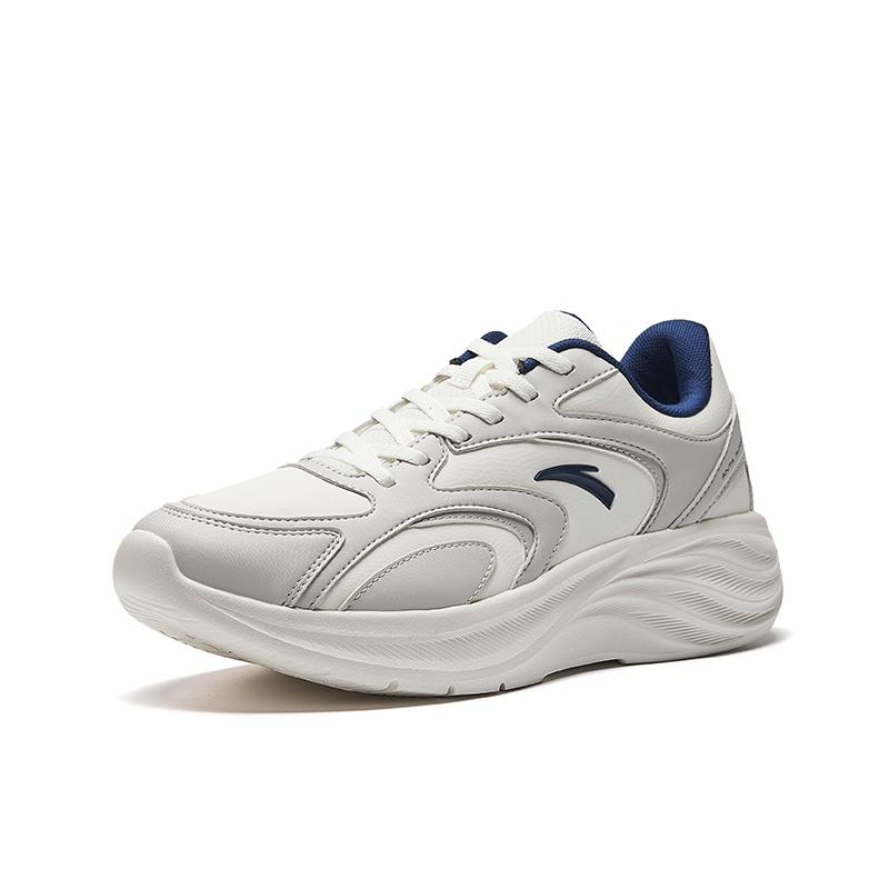 New Anta Star Cloud 2 Cushioning, Wear Resistant Low Top Casual Running Shoes Men's White Gray Blue 912535505-7