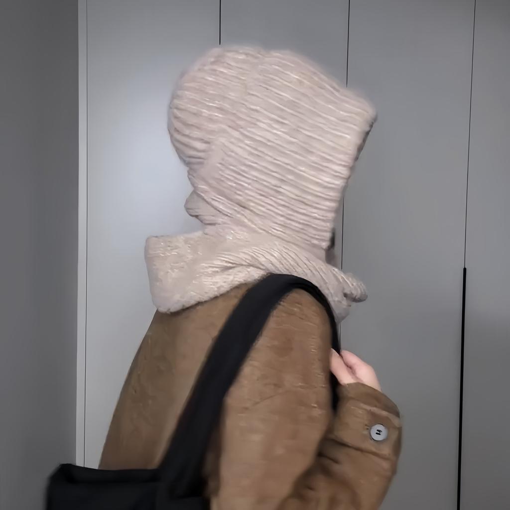 Women'S Winter Balaclava Hat - Thick Warm Beanie with Adjustable Closure, Lightweight Cold Weather Cap for Skiing, Snowboarding, Christmas