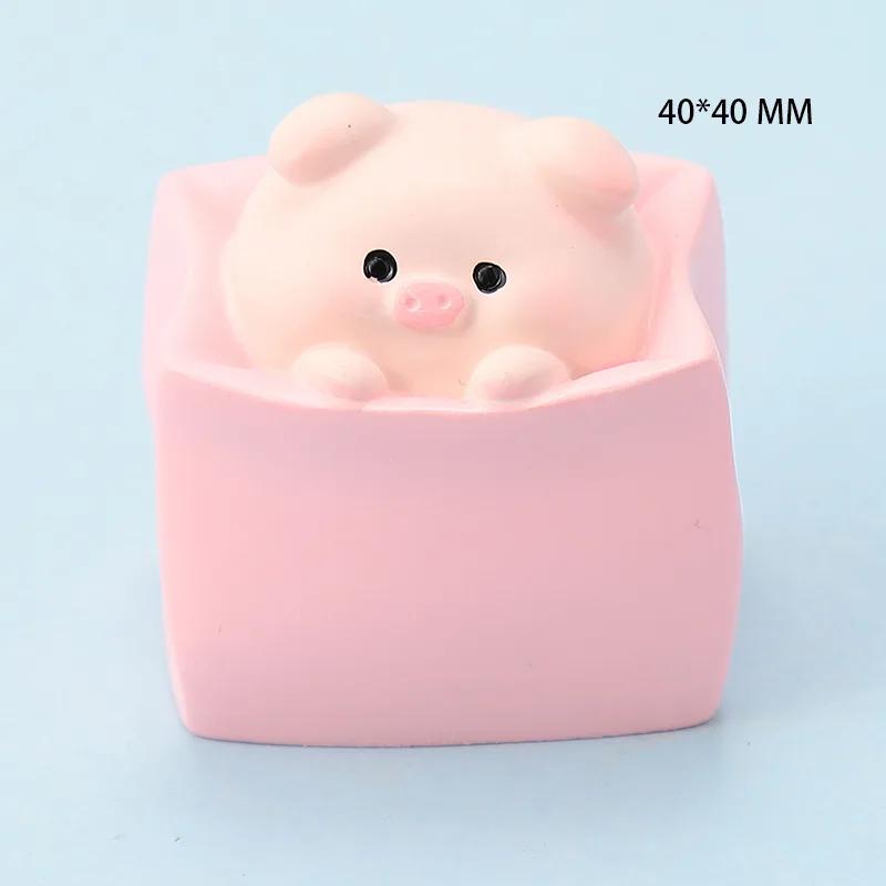 Cute Pig Mini Cartoon Resin DIY Accessories Micro Landscape Desktop Decoration Fun Animal Home Decor Crafts