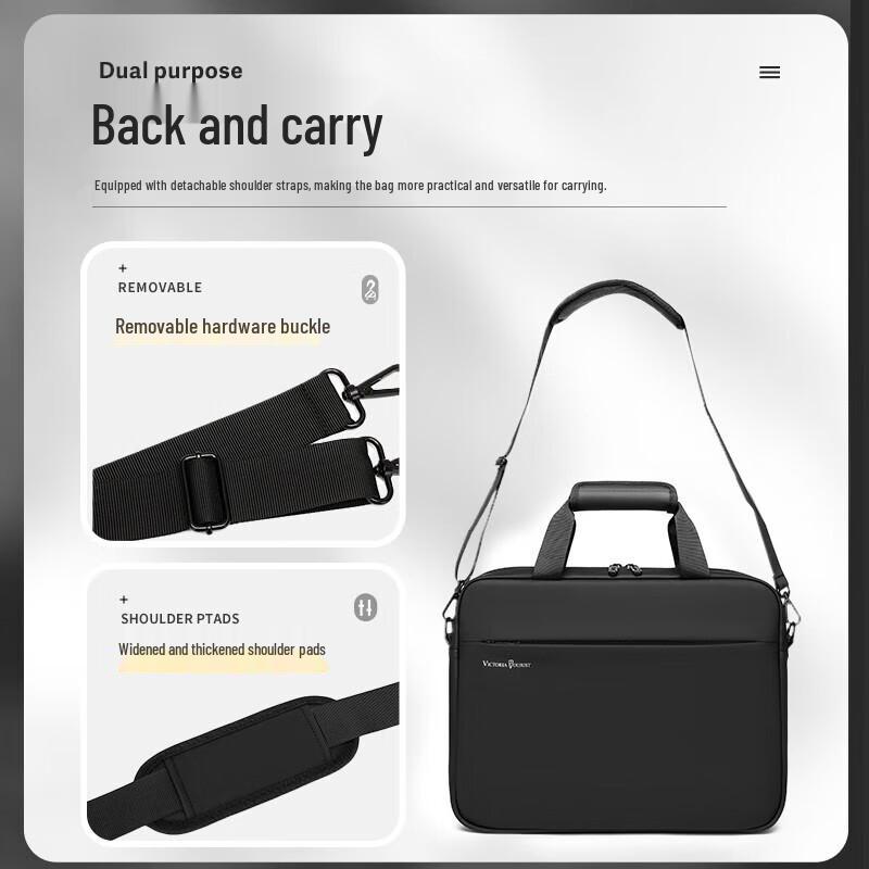 VICTORIATOURIST 7008 Water-Repellent Laptop Briefcase