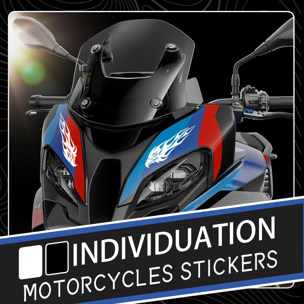 2 Stück/Set Flamme - Adler Motiv Fahrzeugaufkleber, Bunte Sticker zur Personalisierung von Motorrädern/Autos