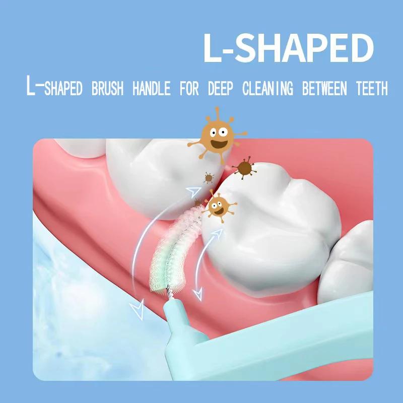 5Pcs/box Interdental Brush L Shape Interdental Cleaners Orthodontic Toothpick Teeth Whitening Tooth Pick ToothBrush Oral Hygie