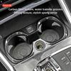 Car Carbon Fiber Sliver Sticker Auto Gear Shift Water Cup Holder Panel Cover For BMW 3Series G20 G28 325li 2020-2024 Accessories