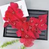 Handmade Embroidery Bead Sticker Decorative Flower Piece Front Piece Collar Flower One-Piece Skirt Dress Headgear Diy Clothing Cloth Sticker