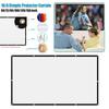 16:9 Simple Projector Curtain Set Portable HD Display Screen Household Bedroom Decoration for Home Outdoor Office