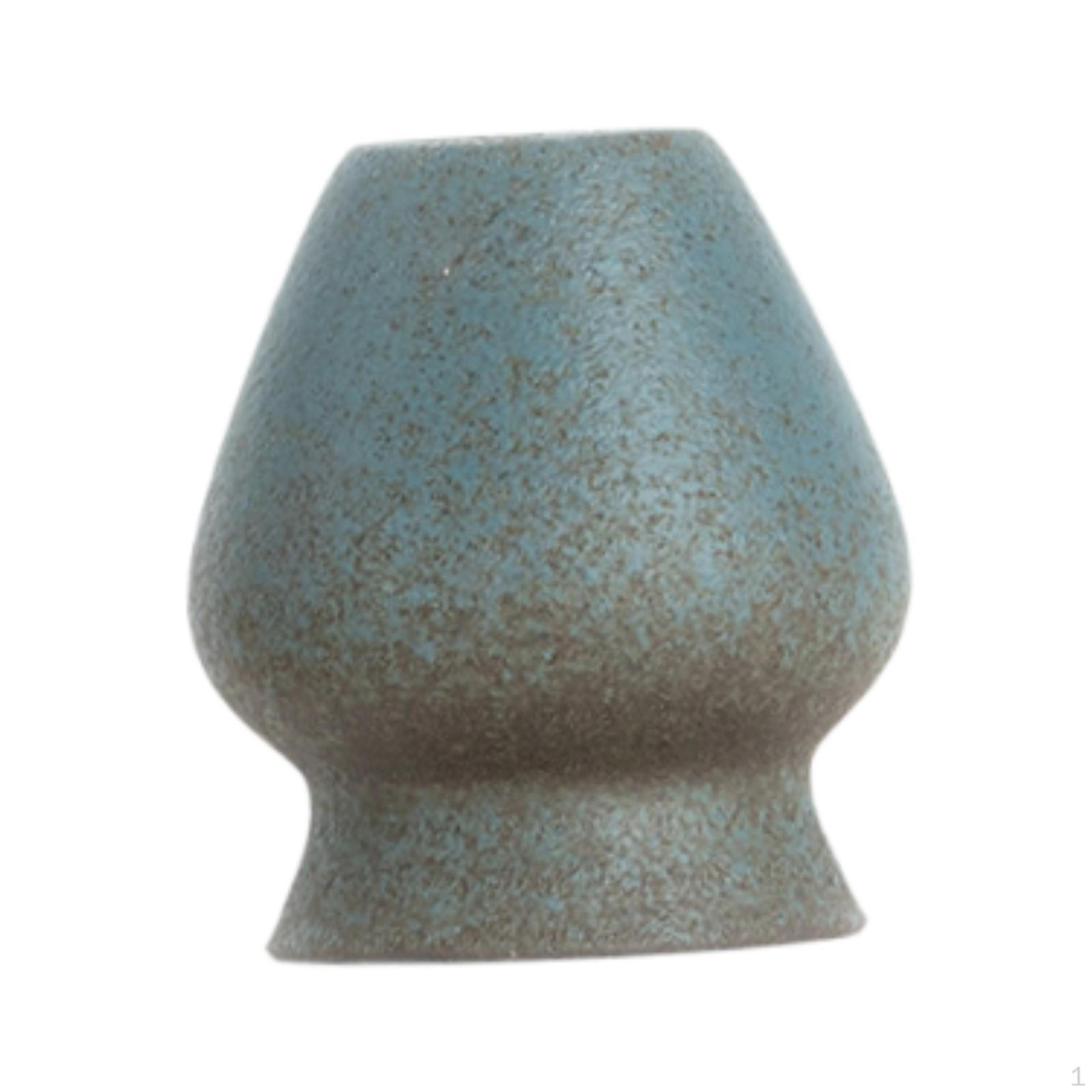 

Керамическая подставка для венчика матча, аксессуар для японского чайного набора синий