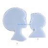 HX6F Afro Female/Male for Head Tray Epoxy Resin Mold Serving Board Silicone Mould DIY Crafts Decorations Ornaments To