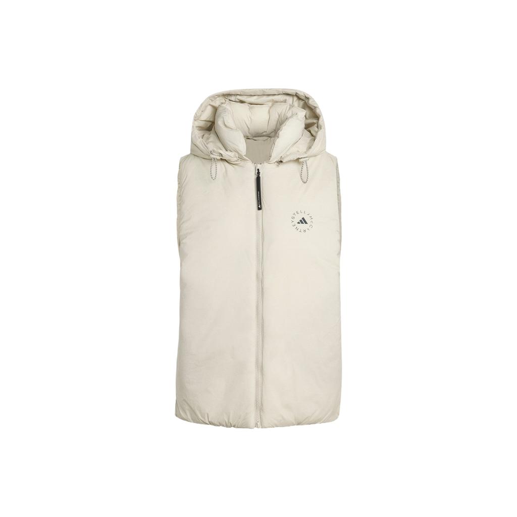Adidas X Stella McCartney Padded Vest Warm Hooded Zipper Loose Vest Women Vests JM3673