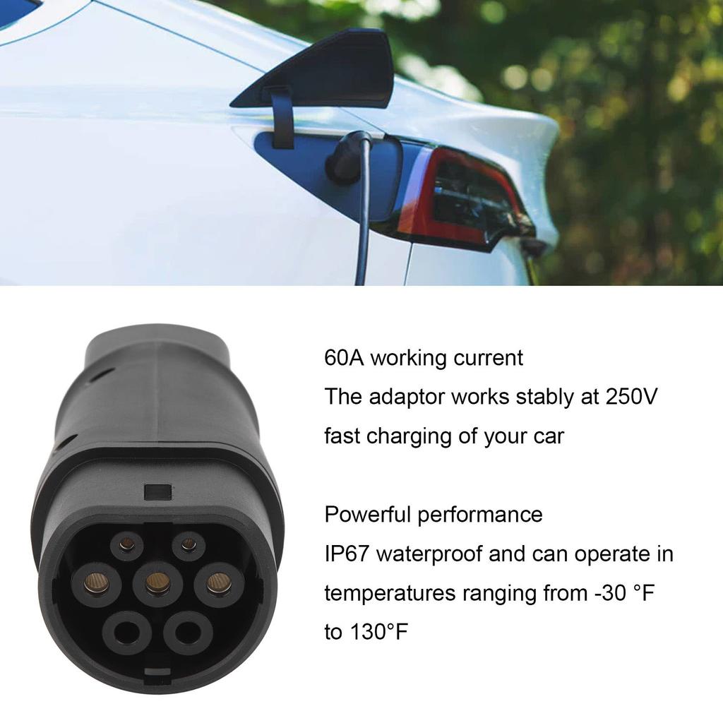 Auto  Adapter IP67 Waterproof Stable  Lightweight Fast Charging Charging Adapter for J1772 Charging Post