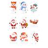 Santa Claus Christmas Ornaments Static Stickers Window Grilles Scene Arrangement Glass Doors Stickers Windows