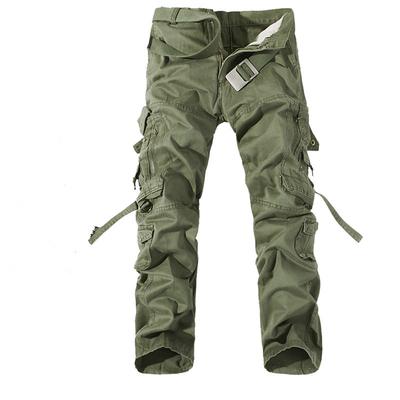 Cargo Pants  Men's Fashion Casual Pants Multi-pocket Straight Military Pants