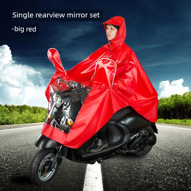 Paradise Genuine Electric Motorcycle Protective Raincoat for Adults, Enlarged and Thickened, Unisex Oxford Fabric Single/Double Person Rain Poncho