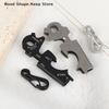 1Pc Stainless Steel Keychain Outdoor Camping Survival Gear Tool Hook Plier Nail File Bottle Driver Screwdriver Bottle Opener