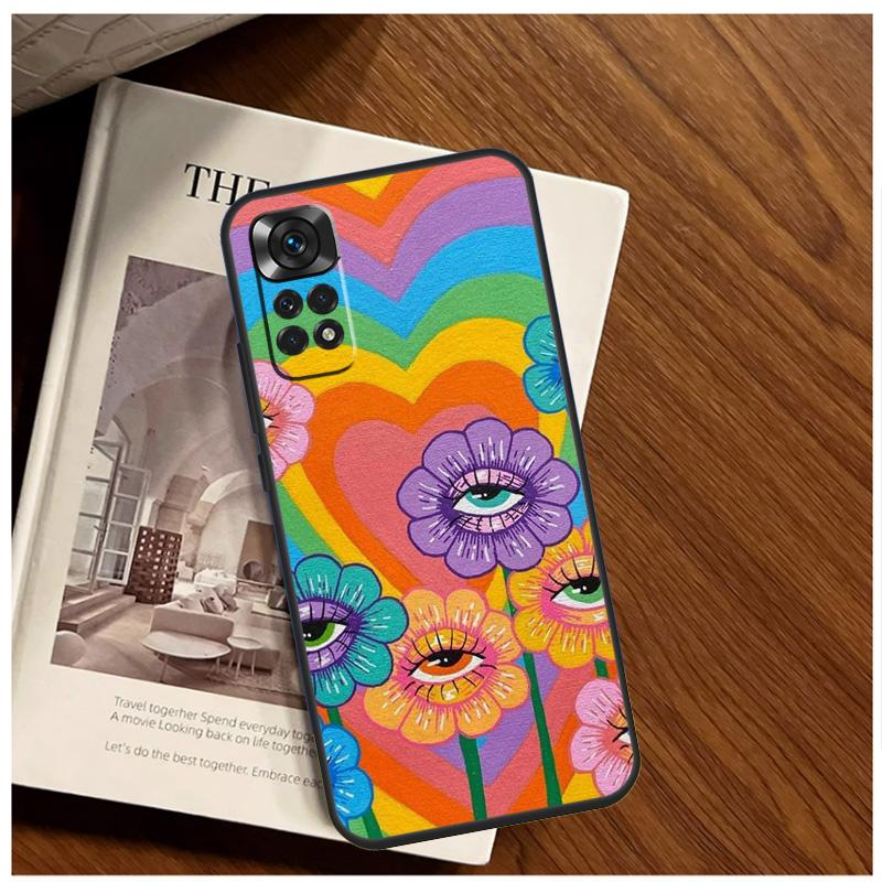 Cute Indie Hippie Case For Xiaomi Redmi Note 12 10 9 11 13 Pro Plus 12S 10S 11S 9S Redmi 13C 10C 9C 12C Cover
