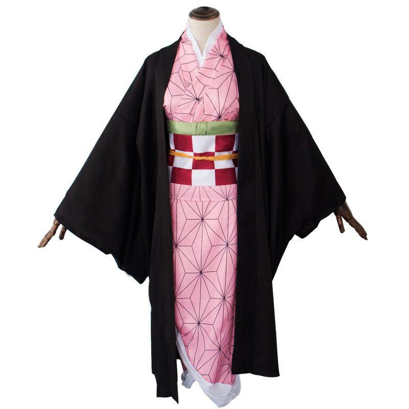 Halloween Demon Slayer Cosplay Costume Sibling Bond Kamado Nezuko Cosplay Outfit