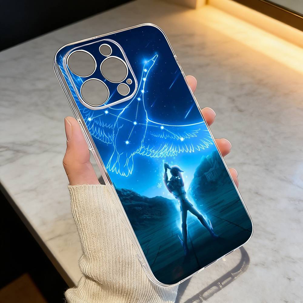 

Saint S-Seiya K-Knights Phone Case For iPhone 17 16 15 14 13 12 11 Mini Pro Max Plus Transparent Cover iPhone13PRO