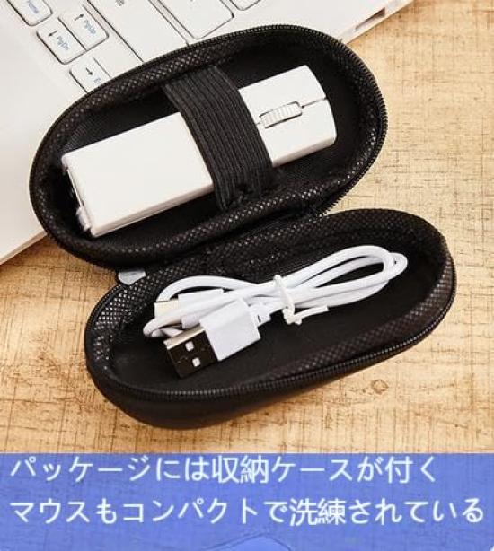 Wireless Bluetooth & 2.4G 2-in-1 Mouse, Ultra-Lightweight (29g), Perfect for PowerPoint Presentations, Quiet Operation, with Storage Pouch, TYPE-C