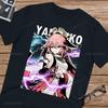 Yae Miko Genshin Impact Magliette Grafiche Genshin TShirt Maglietta Genshin Impact Fanmade Donna Unisex Cotone di Alta Qualità