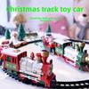 Led Gift Christmas Musical Electric Traintrack Set Kids Toys Home Party Decor