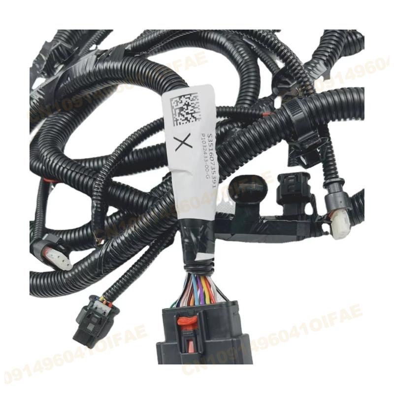 Front Bumper Sensor Harness For Tesla Model X 2016-2019 Reversing Radar Pdc Parking  Electric Eye Wiring Assembly 1032433-00-G