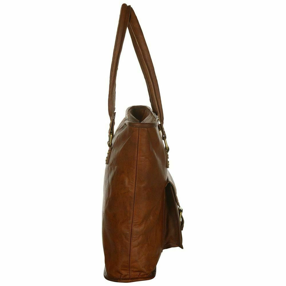 Leather Lady Shopping Bag Women Messenger Handbag Shoulder Tote Purse Vintage