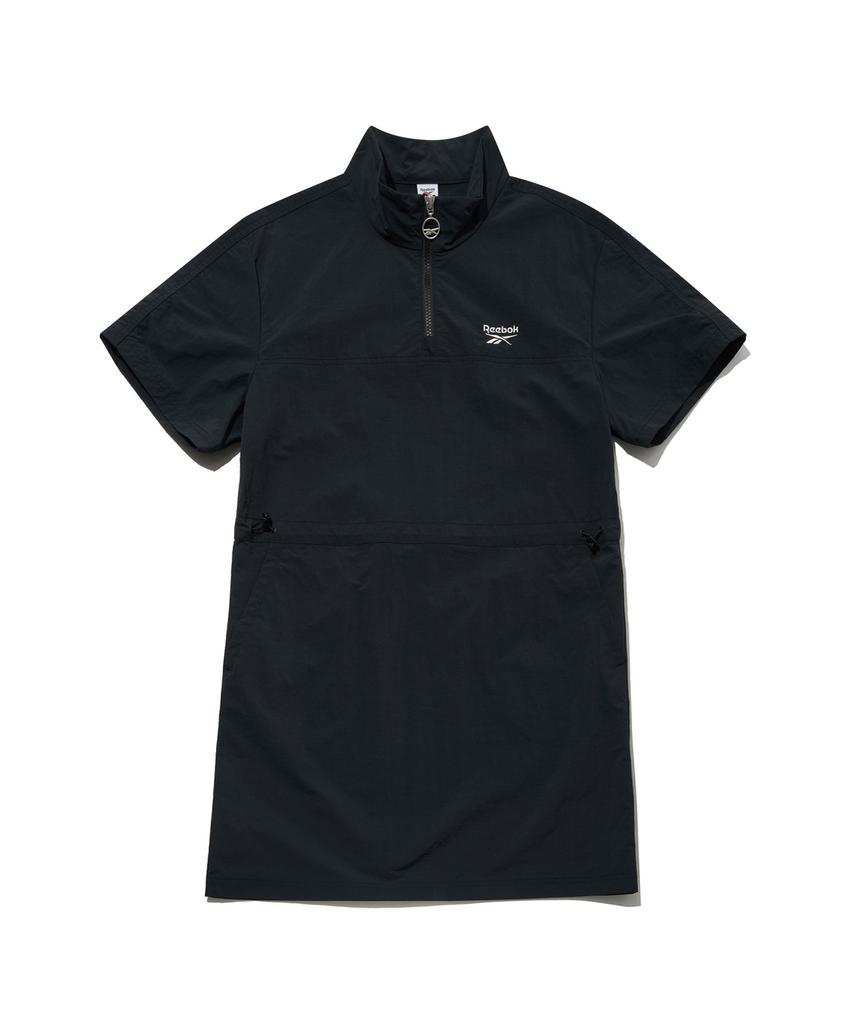 REEBOK Short Sleeve Anorak Dress (W) - Black
