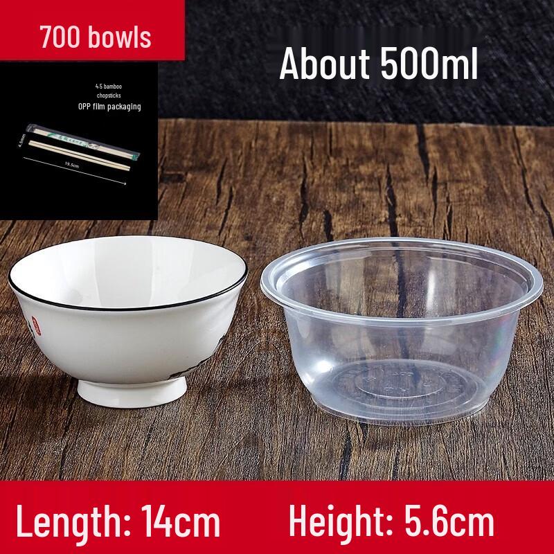 Disposable Bowl and Chopstick Set