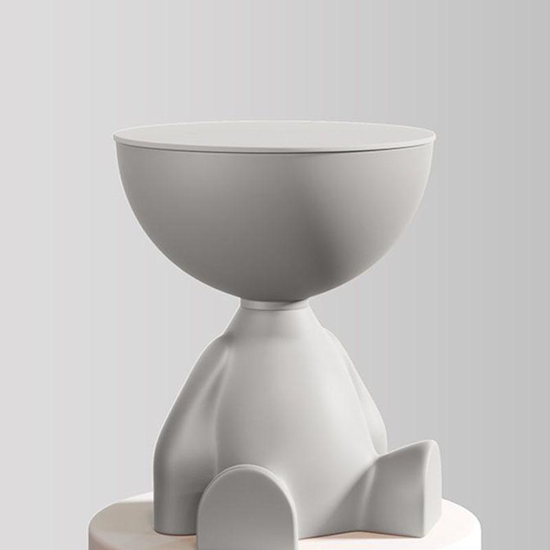 Light Luxury Cartoon Sofa Edge Table Creative Flat Head Coffee Table Small Household Plastic Coffee Table Furniture Side Table