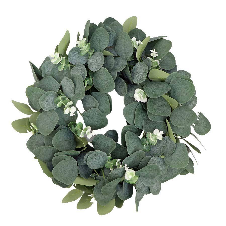 Simulation Eucalyptus Leaf Wreath Diy Material Package Living Room Home Decoration College Entrance Examination Graduation Shooting Props