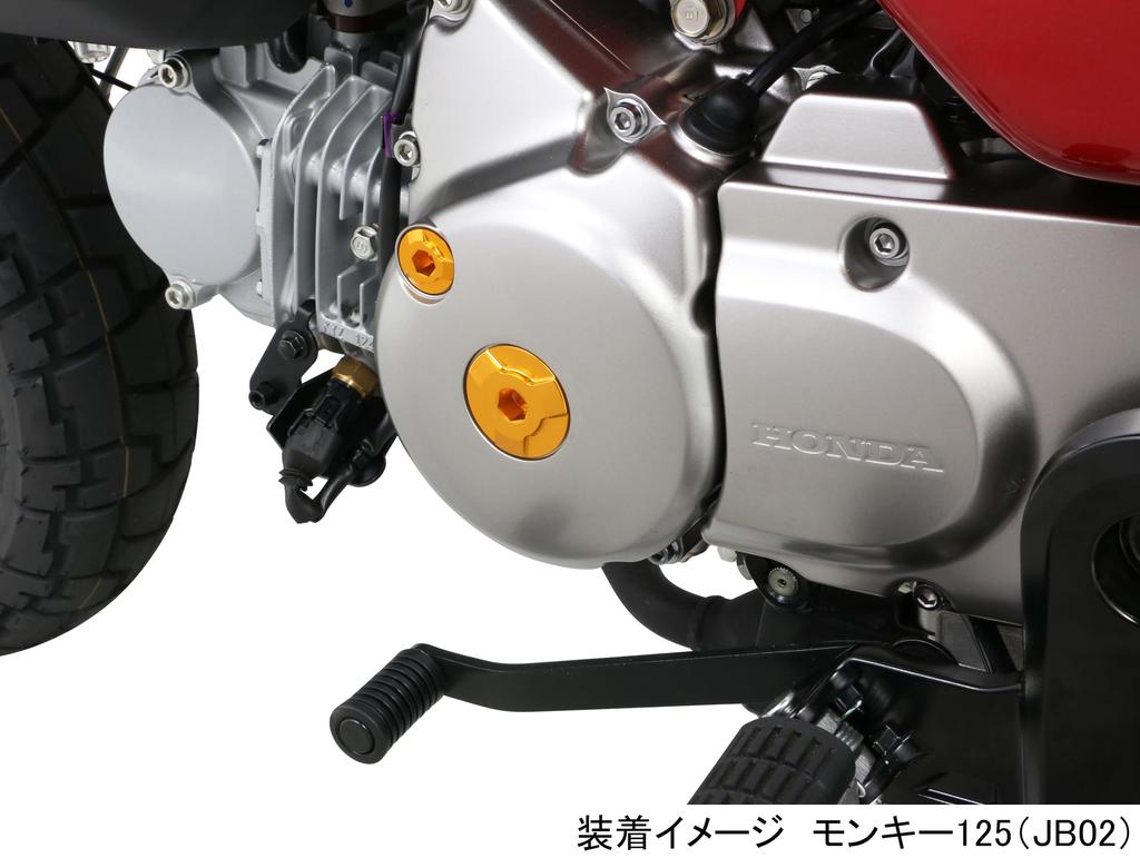 KITACO Timing Hole Cap Set for Super Cub CT125 Hunter Monkey Rebel (Gold) 50/110, Cub, 125, Grom, CB125R, 250, Etc. (Part Number 753-1001070)