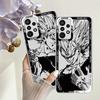 Dragon Ball Cool Vegeta Case for Samsung Galaxy A50 A72 A31 A16 A17 A52s A52 A12 A32 A71 A51 A21s Clear Phone Cover