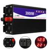 3000W Transformer Converter Pure Sine Wave Power Inverter+Double LCD Display Black