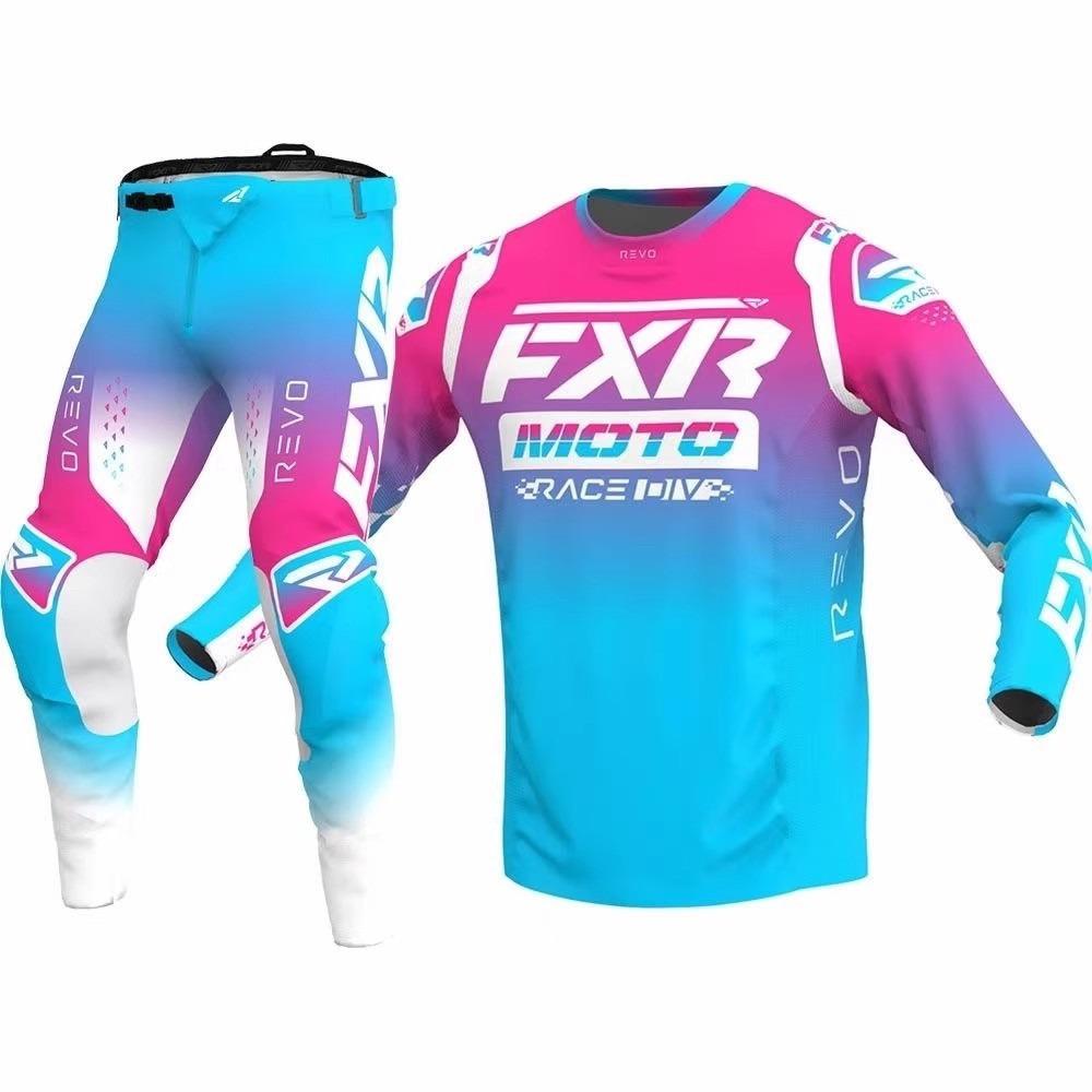 Off-road motorcycle suit, racing suit, locomotive suit, field forest road outdoor riding equipment, pants anti-drop S
