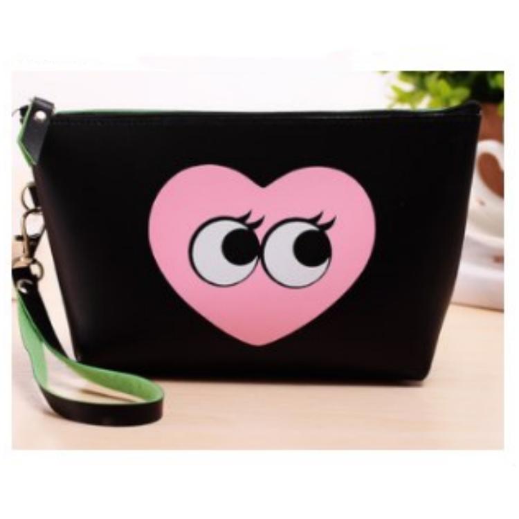 

Портативная сумка для хранения косметики большой вместимости, высококачественная, напечатанная, ПВХ, переносная косметичка на молнии, косметичка для туалетных принадлежностей