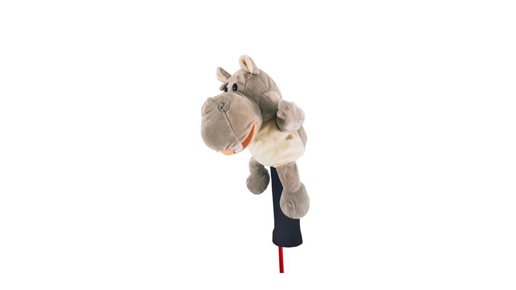 Driver Headcover, Character Plush Animal Design Golf Club Headcover, Dog, Animal, Competition Prize (Rhinoceros) [Parallel Import]
