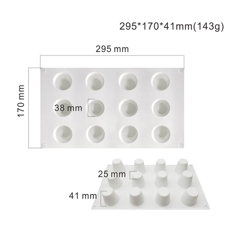 3D Sphere Silicone Mold for Mousse Cake Ball Shape Handmade French Dessert Chocolate Nonstick Baking Mold Kitchen Supplies