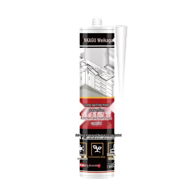 VIKAGU 0-Grade Anti-Mold Formaldehyde-Free Kitchen & Bathroom Sealant 300ml