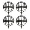 Set of 4 Antique Metal Suet Ball Holder Bird Feeder Accessories For Bird Feeder Various Bird Feeder Easy Installation