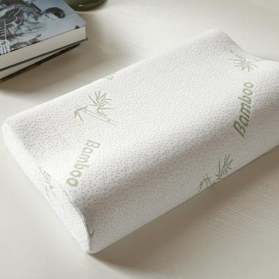 Cross-Border Bamboo Fiber Memory Foam Pillow - Wave-Shaped Gift Edition