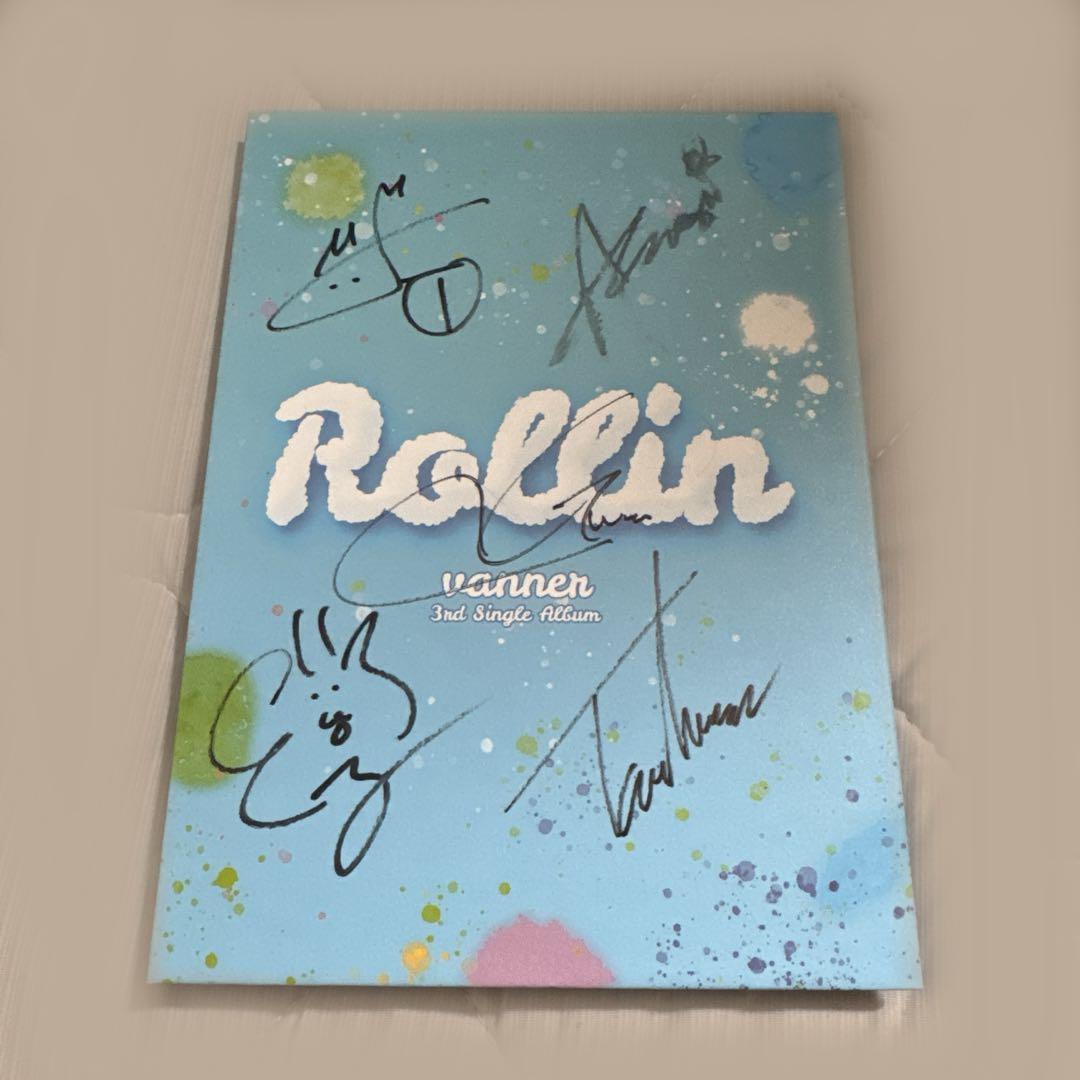 

[USED] VANNER rollin autographed album