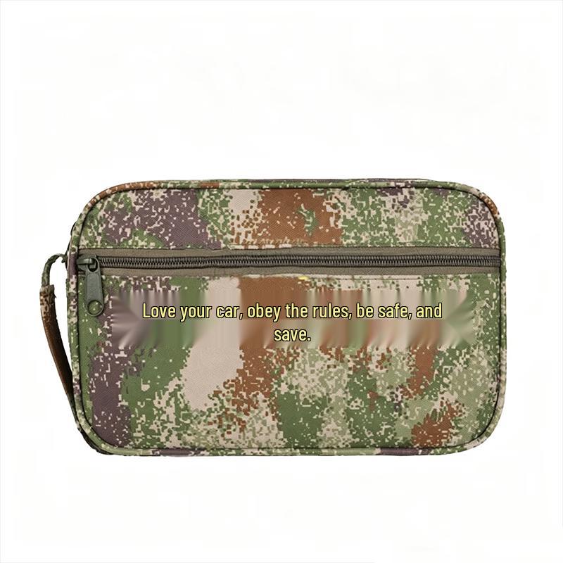 3513 Camouflage Document and Storage Handbag