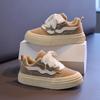 Children's Sports Shoes 2025 Spring and Autumn New British Style Board Shoes Korean Version of Girls' Shoes Casual Shoes Super Light and Thin