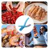 Shrimp Tail Remover Shelling Device Portable Shrimp Deveining Tool Kitchen Supplies for Protecting Nails and Keeping Fingers