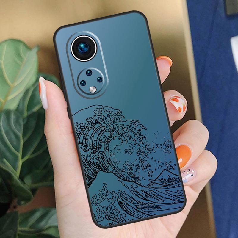 The Great Wave Case For Honor X9c X9b X8b X9a X8a X8 X9 50 70 90 Lite Honor 200 Pro Magic 7 5 6 Lite Cover