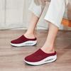 Thick-soled Slippers Women's Summer Wear Comfortable Hollow Air Cushion Soft-soled Rocking Shoes Women's One-pedal Bag Head Casual Shoes